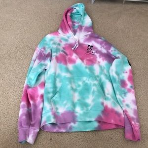 DISNEY MICKEY MOUSE TIE DYED HOODIE 💞